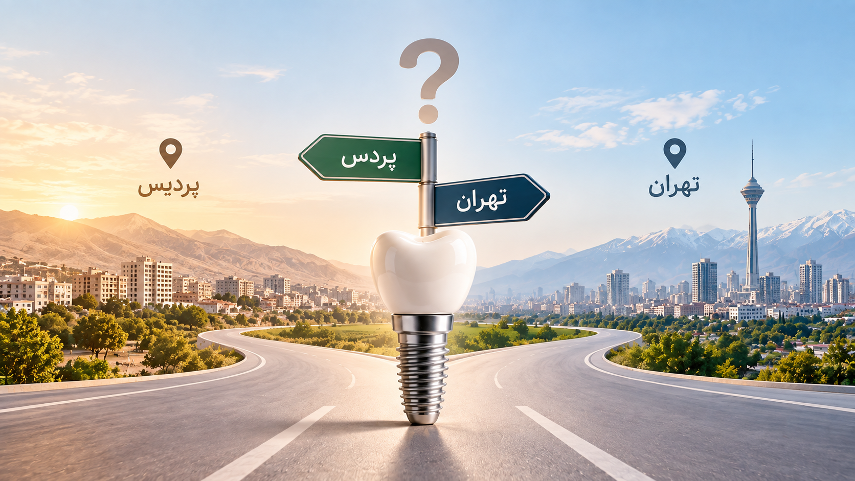 ایمپلنت دندان در پردیس؛ برای کاشت دندان پردیس بهتر است یا تهران؟